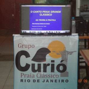 Palestra sobre canto e julgamento
