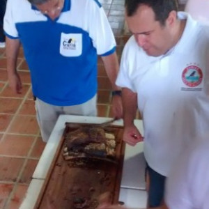 Recepção aos amigos do torneio de volta redonda